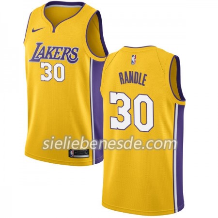 Herren NBA Los Angeles Lakers Trikot Julius Randle 30 Nike 2017-18 Or Swingman